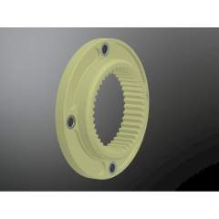 KTR 10651601800. BoWex 65 FLE-PA flange Ø180 DO=Ø155 Z=4XØ11