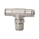 Riegler 108936.Push-in T-fitting »metallica« rotating, R 3/8 o., hose ext. Ø 8