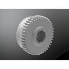 KTR 10652045906. BoWex 65 SINT hub spline CODE PA-S outer collar overturned Ø52x5