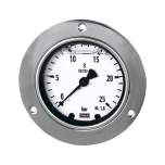 Riegler 102267.Glycerine pressure gauge, front ring, G 1/2, 0 - 25 bar, Ø 100