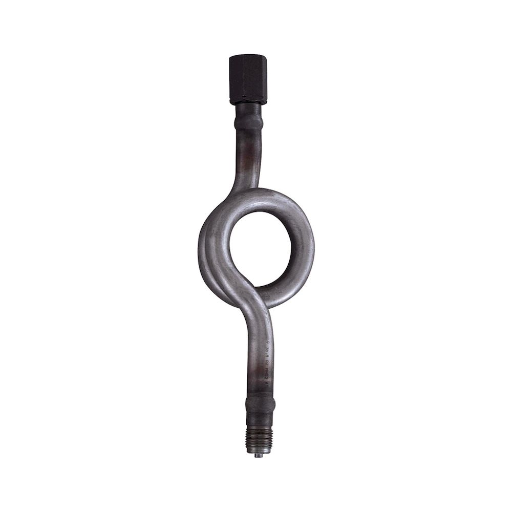 Riegler 102679.Syphon in circular shape, connection tapss, G 1/2, CrNi steel
