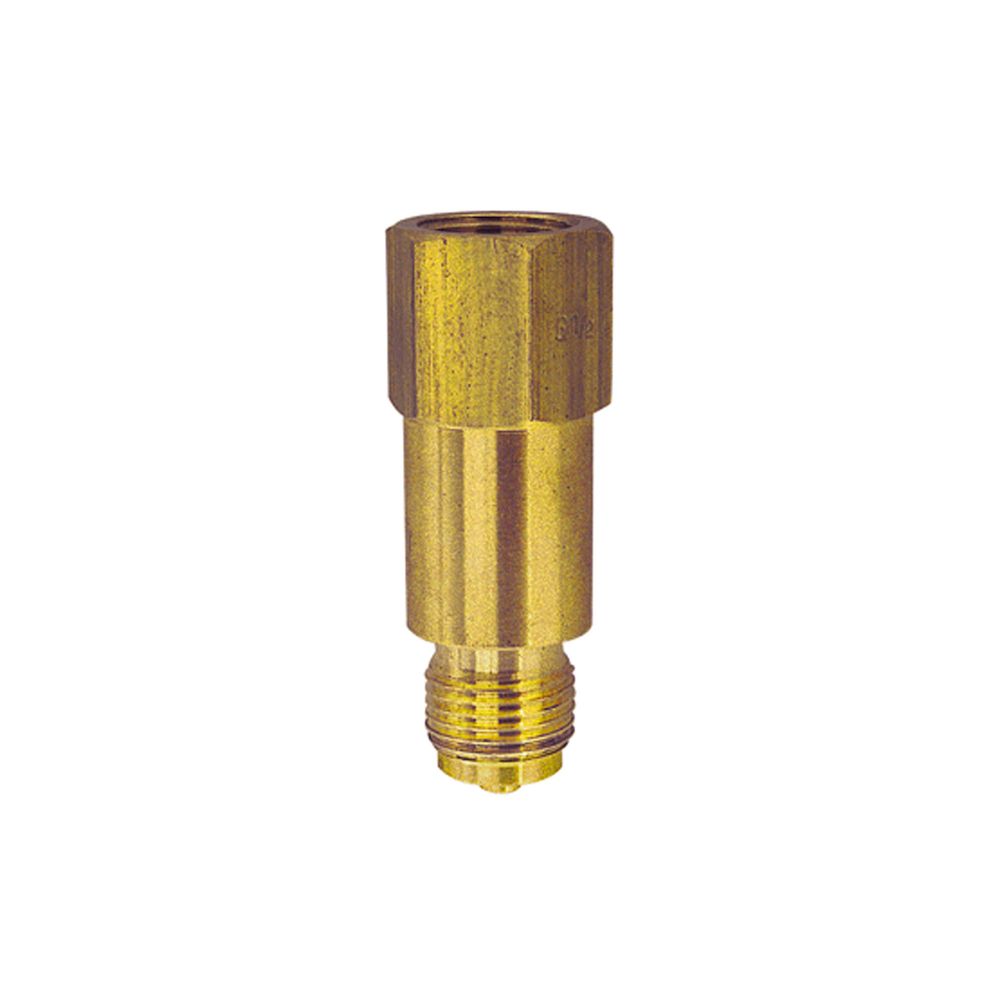 Riegler 102690.Intermediate piece for measurement device holder, G 1/2, brass