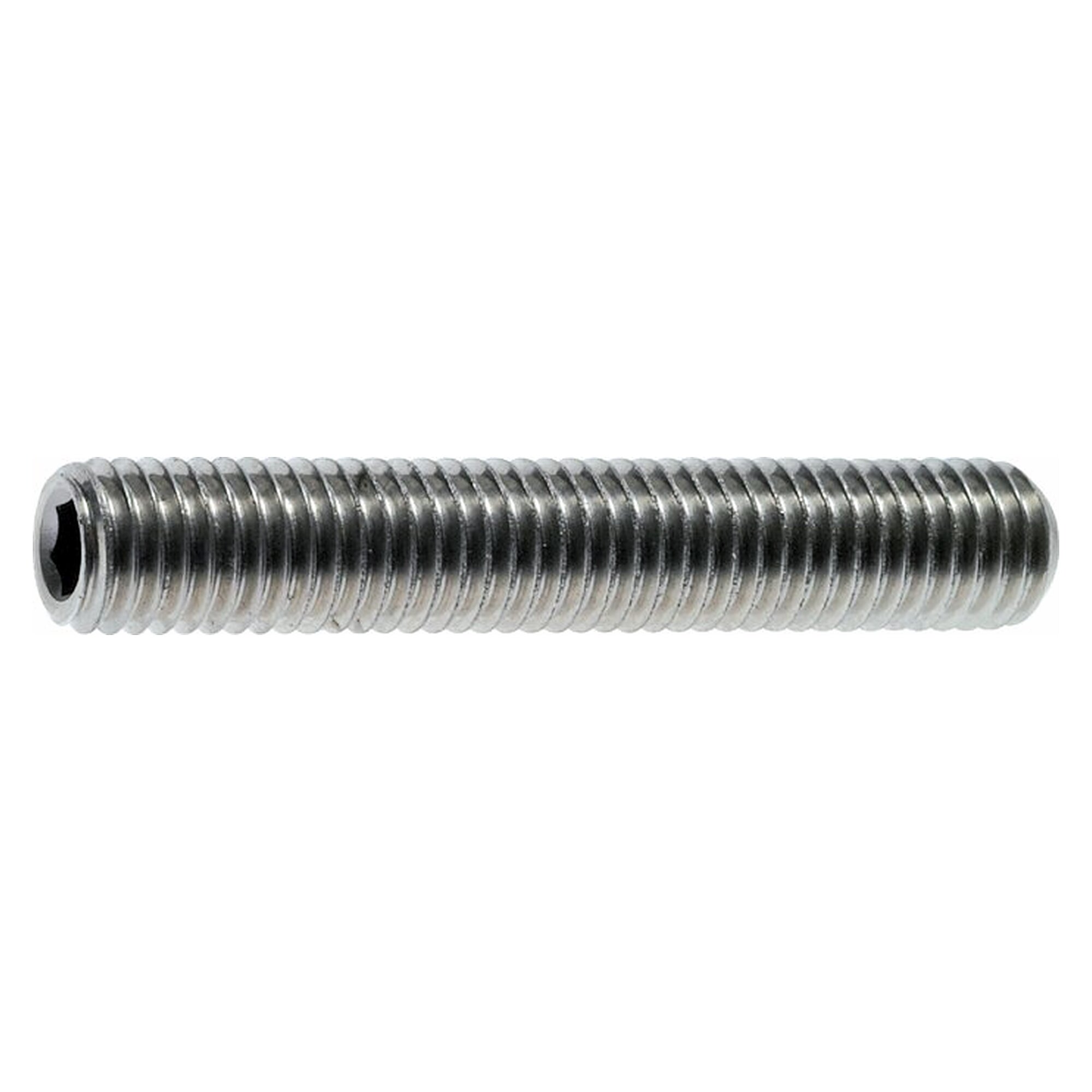 Set screw DIN 913 / ISO 4026, cone point, M 5x20, hexagon socket 2.5 mm, stainless steel A2