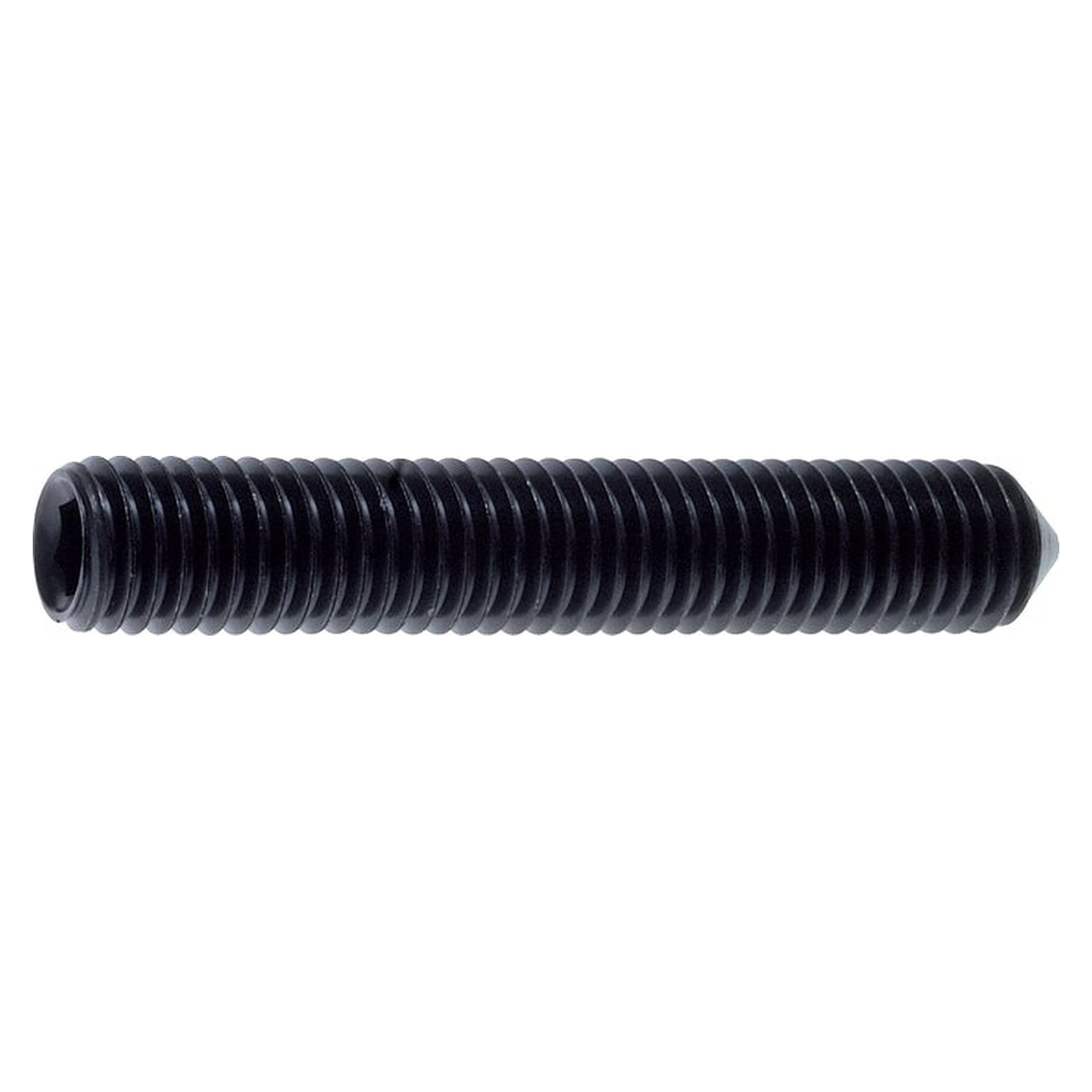 Set screw with cone point DIN 914 / ISO 4027, thread M 4, length 16 mm, steel 45 H