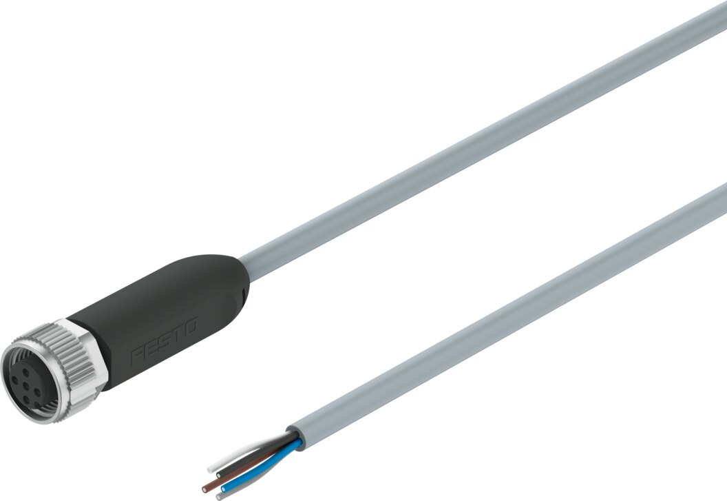 Connecting cable NEBA-M12G5-U-5-N-LE5 - Festo 8078243