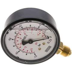 Wika MS -163 GLY Glycerin-Manometer senkrecht (KU/Ms), 63mm, -1 bis 0 bar