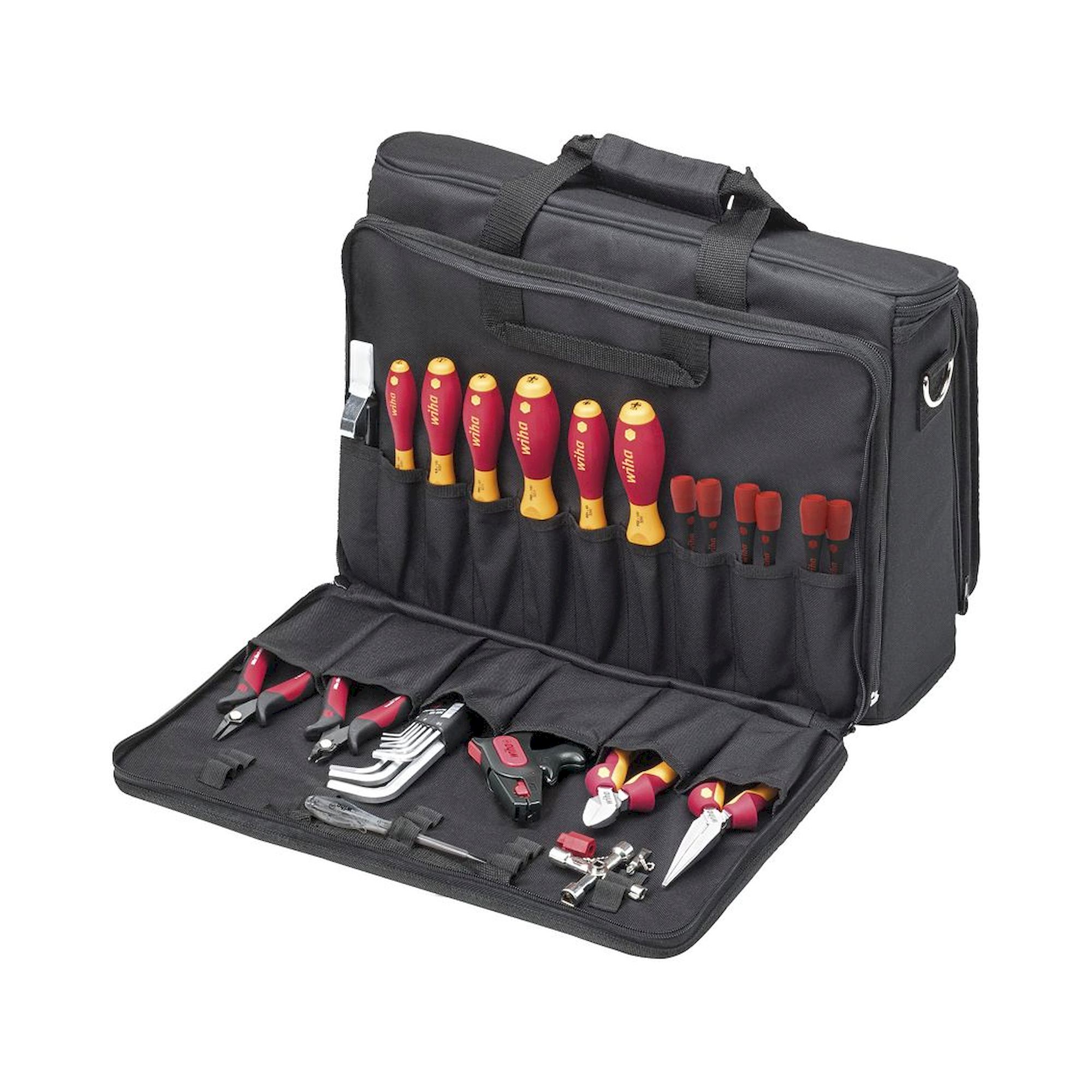 Werkzeug-Set Service-Techniker, 30-tlg. inkl. Tasche, VDE 1000 V - Wiha 43879