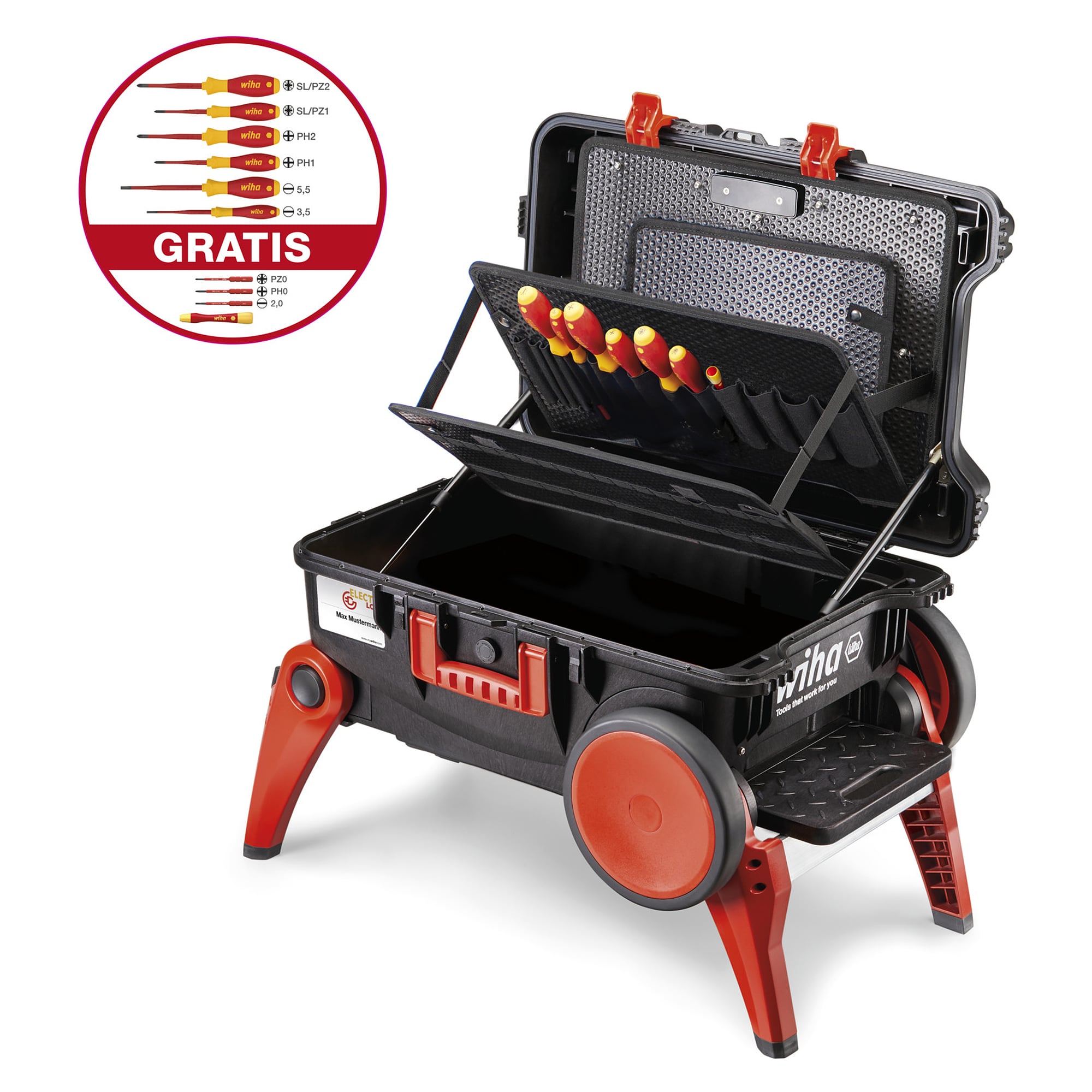 Werkzeugkoffer XXL III leer, 680 x 497 x 336 mm, 52,5 l - Wiha 44129