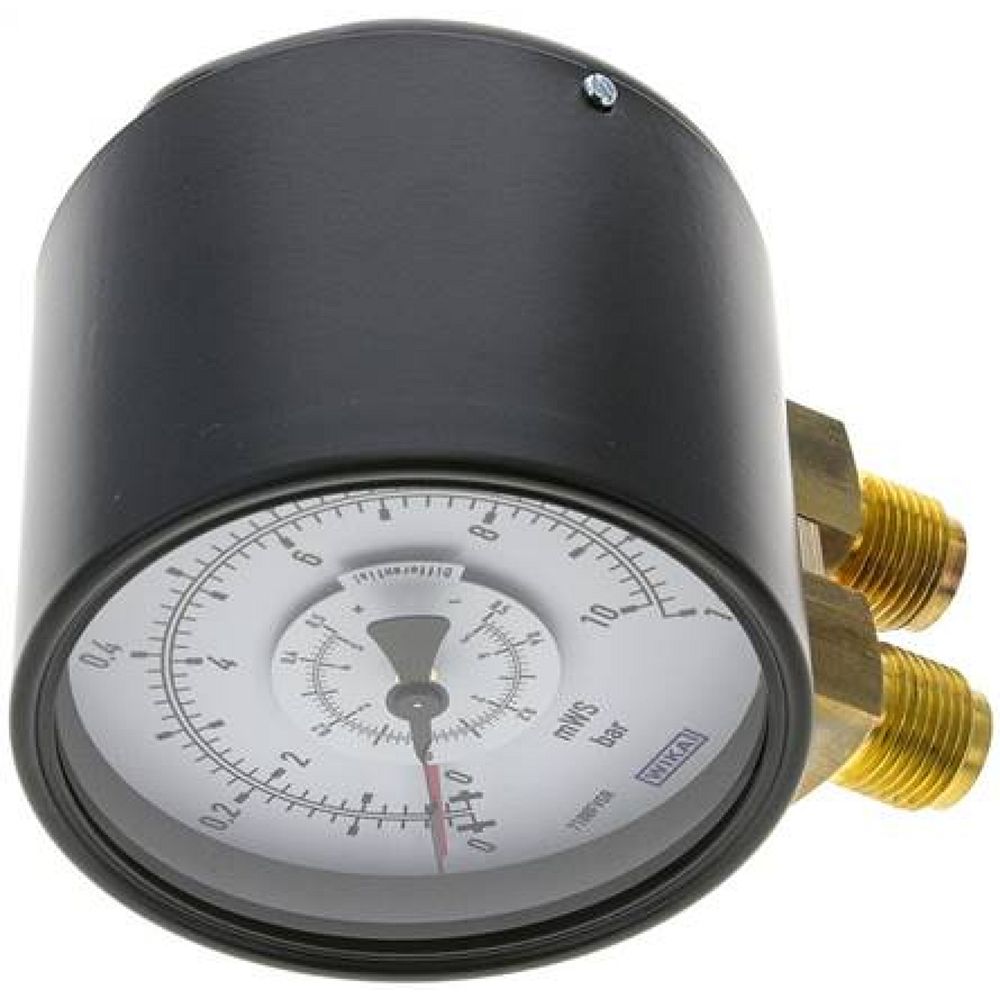 Wika MSD 1100 Differenzdruck-Manometer senkrecht, 100mm, 0-1 bar
