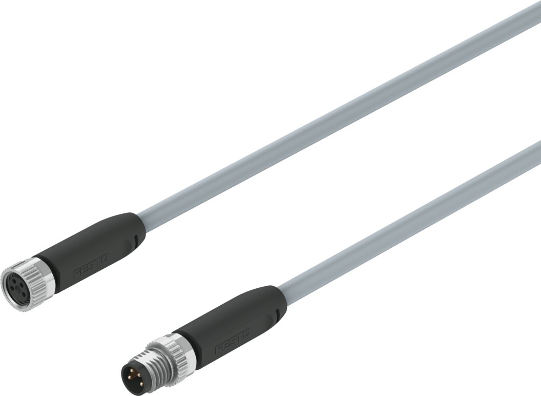 Connecting cable NEBA-M8G4-U-5-N-M8G4 - Festo 8078296