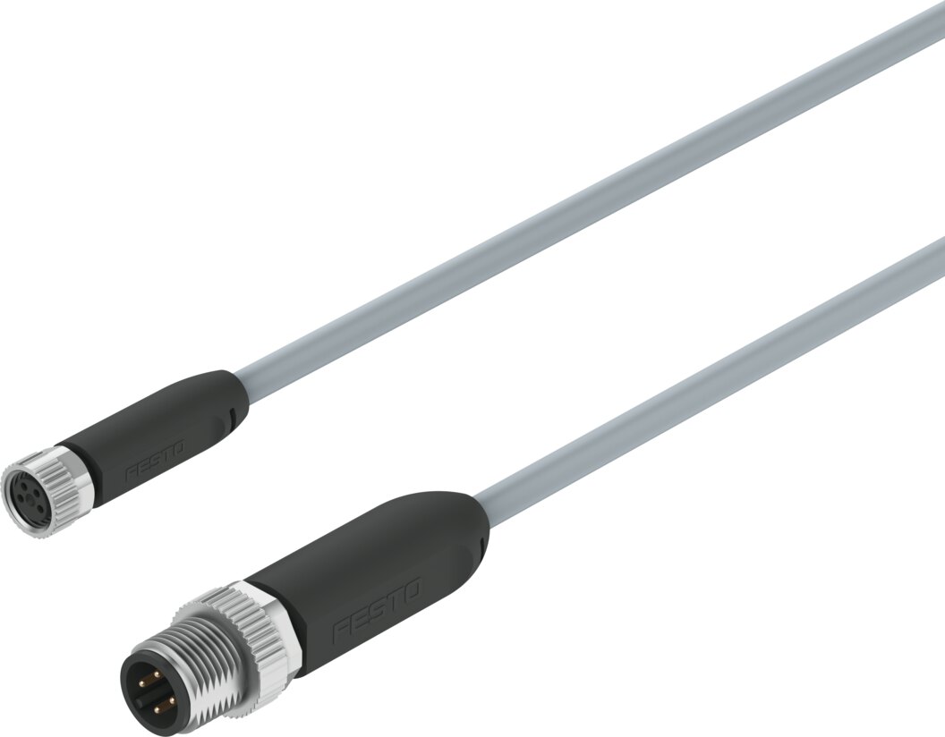 Connecting cable NEBA-M8G4-U-2.5-N-M12G4 - Festo 8078291