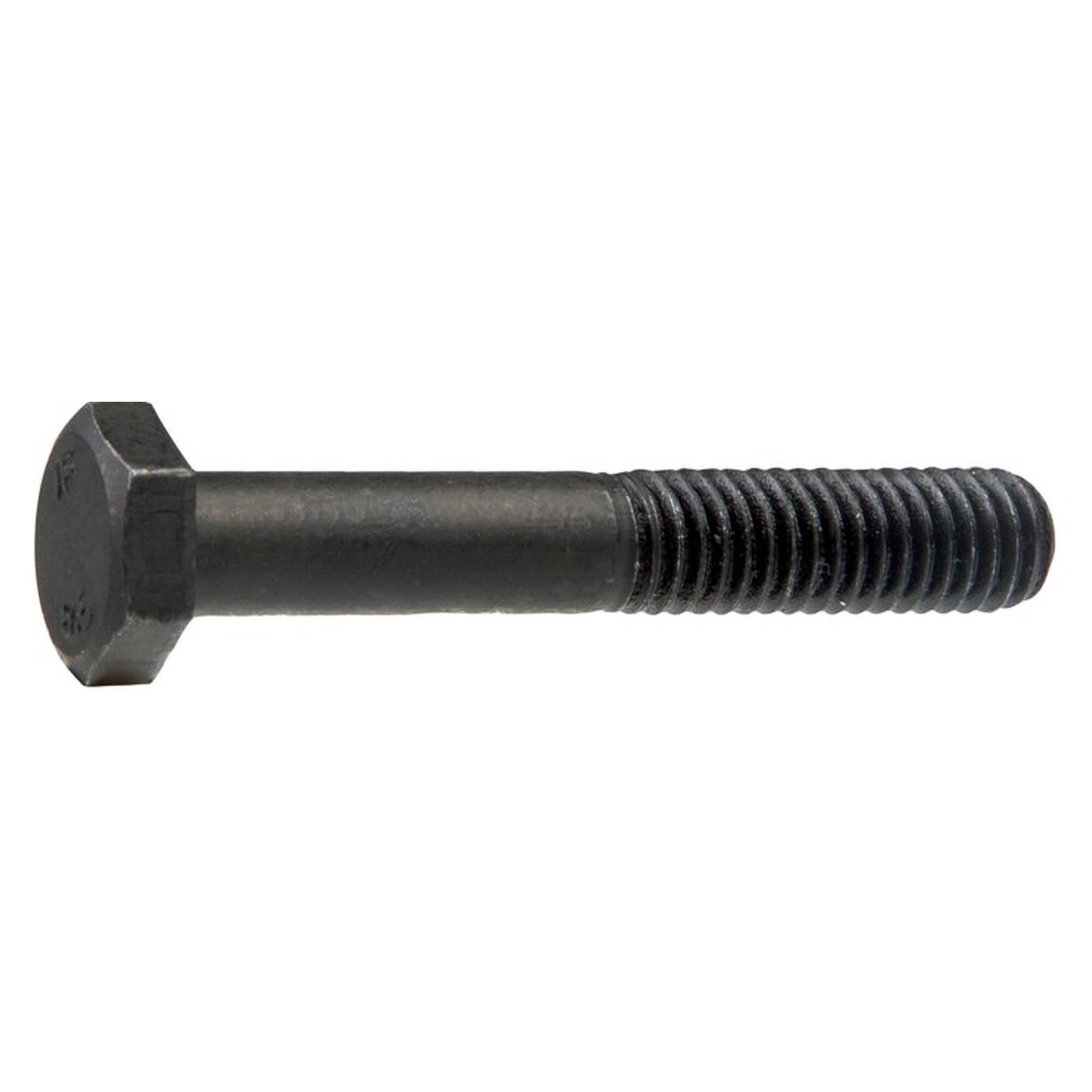 Hexagon head bolt DIN 931 / ISO 4014, M 14x65, hexagon 22 mm, thread length 34 mm, steel 8.8, plain