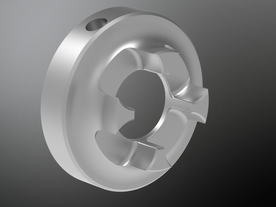 KTR 550287850023. Rotex GS 28 AL-H driving flange GS 28 for RUFLEX 1  and SYNTEX 25