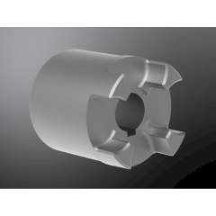 KTR 020383112800. Rotex 38 GG Nabe 1.0 D.28H7 Nut DIN 6885/1-JS9 Bauteil 1b