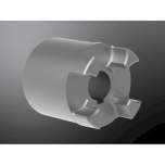 KTR 020423114200. Rotex 42 GG Nabe 1.0 D.42H7 Nut DIN 6885/1-JS9 Bauteil 1b