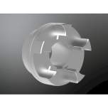 KTR 020755006500. Rotex 75 ST Nabe 1.0 D.65H7 Nut DIN 6885/1-JS9 Bauteil 1