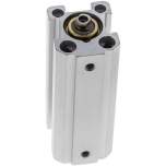 Kurzhubzylinder, doppeltwirkend, Kolben 16mm, Hub 40mm