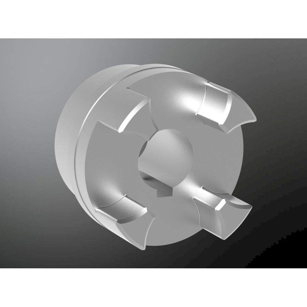 KTR 020245102000. Rotex 24 ST Nabe 1.0 D.20H7 Nut DIN 6885/1-JS9 Bauteil 1a