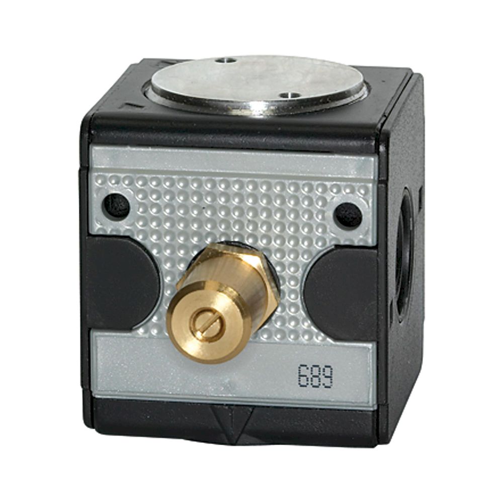 Riegler 100626. Anfahrventil »multifix«, mit einstellbarer Drossel, BG 1, G 1/4