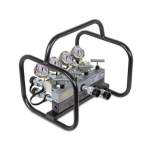 Enerpac AMGC42, Doppeltwirkend, Vierfach-Verteilereinheit, komplett mit Manometern