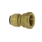 Riegler 117017.Screw-on connection, Brass, G 3/4, for pipe exterior ø 22 mm