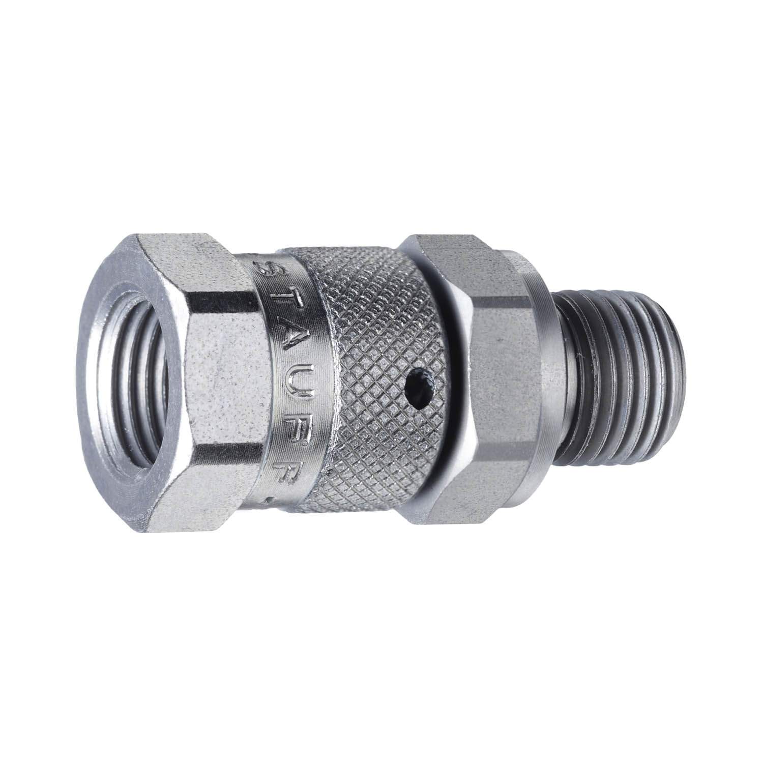 Stauff 1210026402. Adjustable Gauge Fitting Thread: 1/4"BSP NBR-Seal