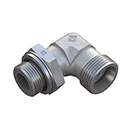 Stauff 6010008695. Adjustable Male Stud Elbow 90° With Lock Nut Type / Size: 12L, 1/4 BSP O-Ring and Retaining Ring Only Fitting Body Steel, Zinc/Nickel-Plated