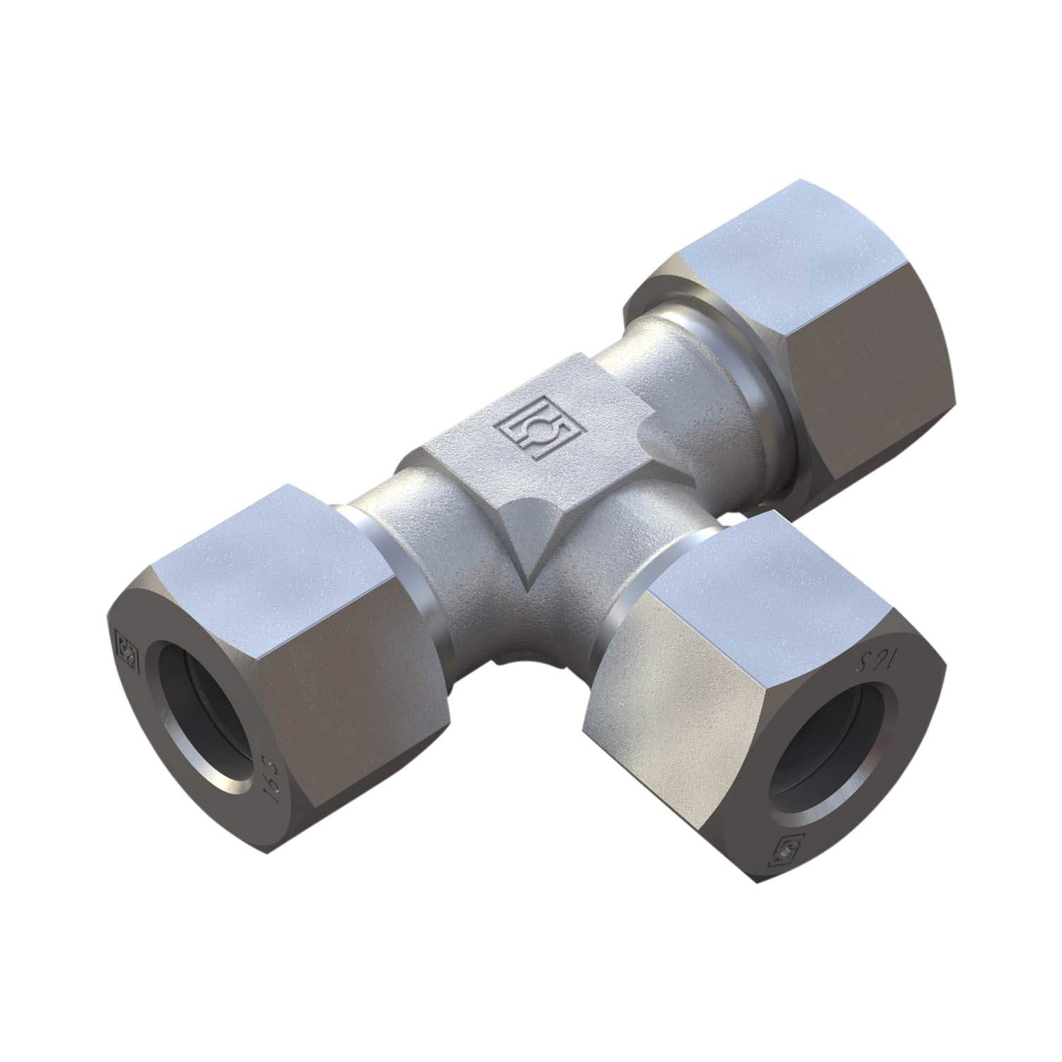 Stauff 6010007840. Alternating Valves Size / Type: 08L with Cutting Ring & Union Nut Steel, Zinc/Nickel-Plated
