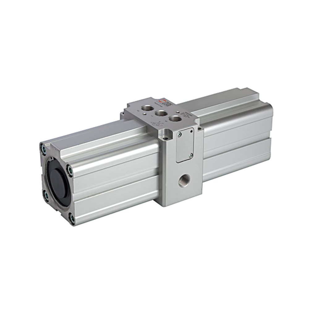 Riegler 101529. Doppelkolben-Druckverstärker (Booster) o. Regler, G1/8,Kolben-Ø40