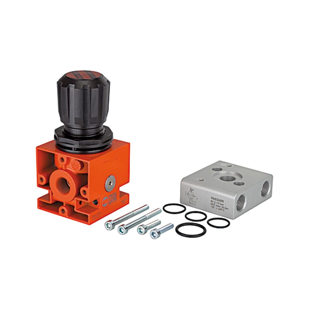 Riegler 101538. Reglereinheit (Regler+Adapter+Befestigungsteile) für Booster G3/8