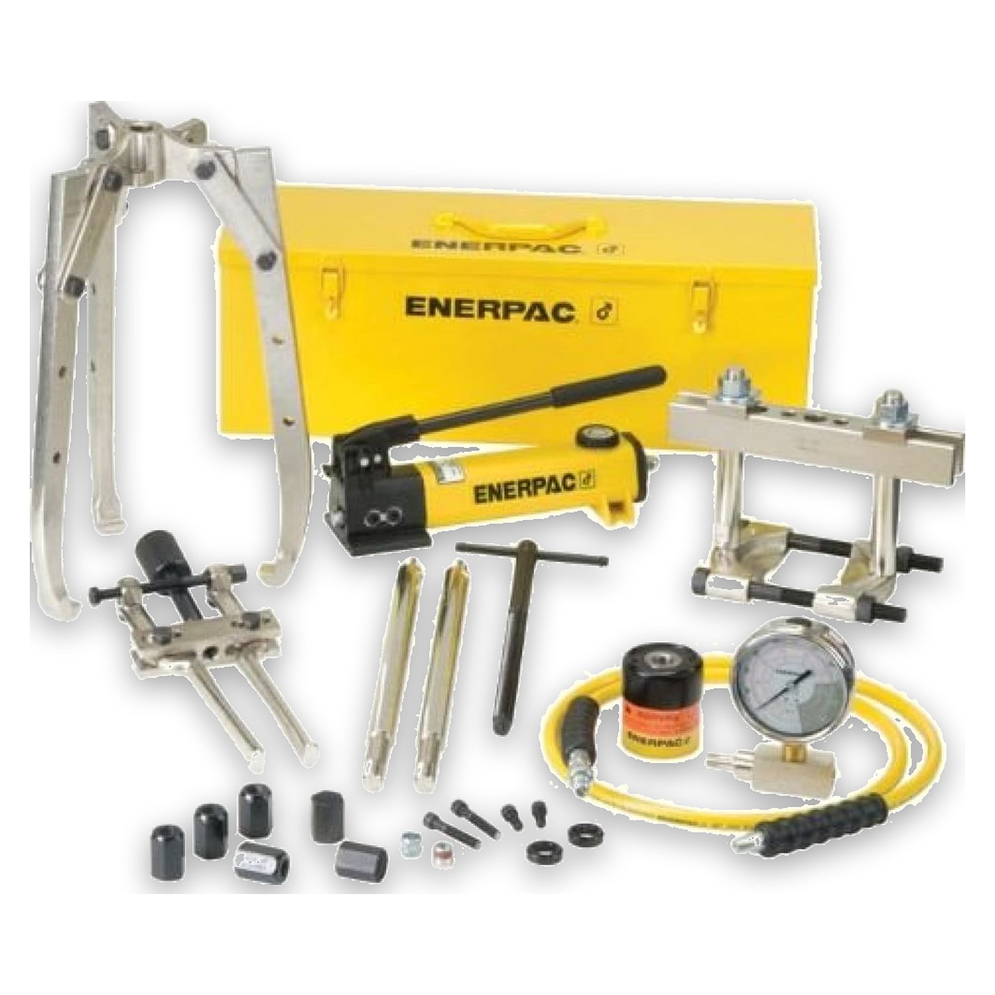 Hydraulic Master Puller Set with Hand Pump, 14 t - Enerpac BHP1752