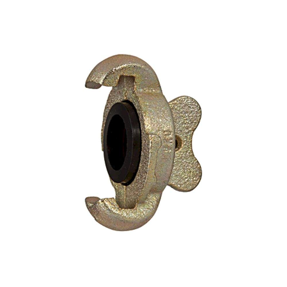 Riegler 107871. Blindkupplung, Temperguss verzinkt und gelb passiviert