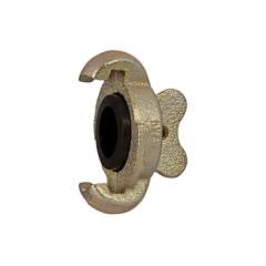 Riegler 107871.Blind coupling, Malleable cast iron, galvanised/yellow passivated