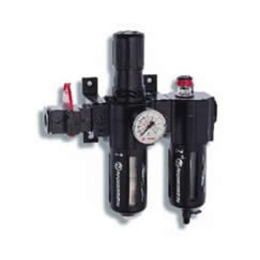 Norgren BL74-427G. Excelon combination unit (FRL), G1/2, manual drain, 40µm filter element, without shut-off valve