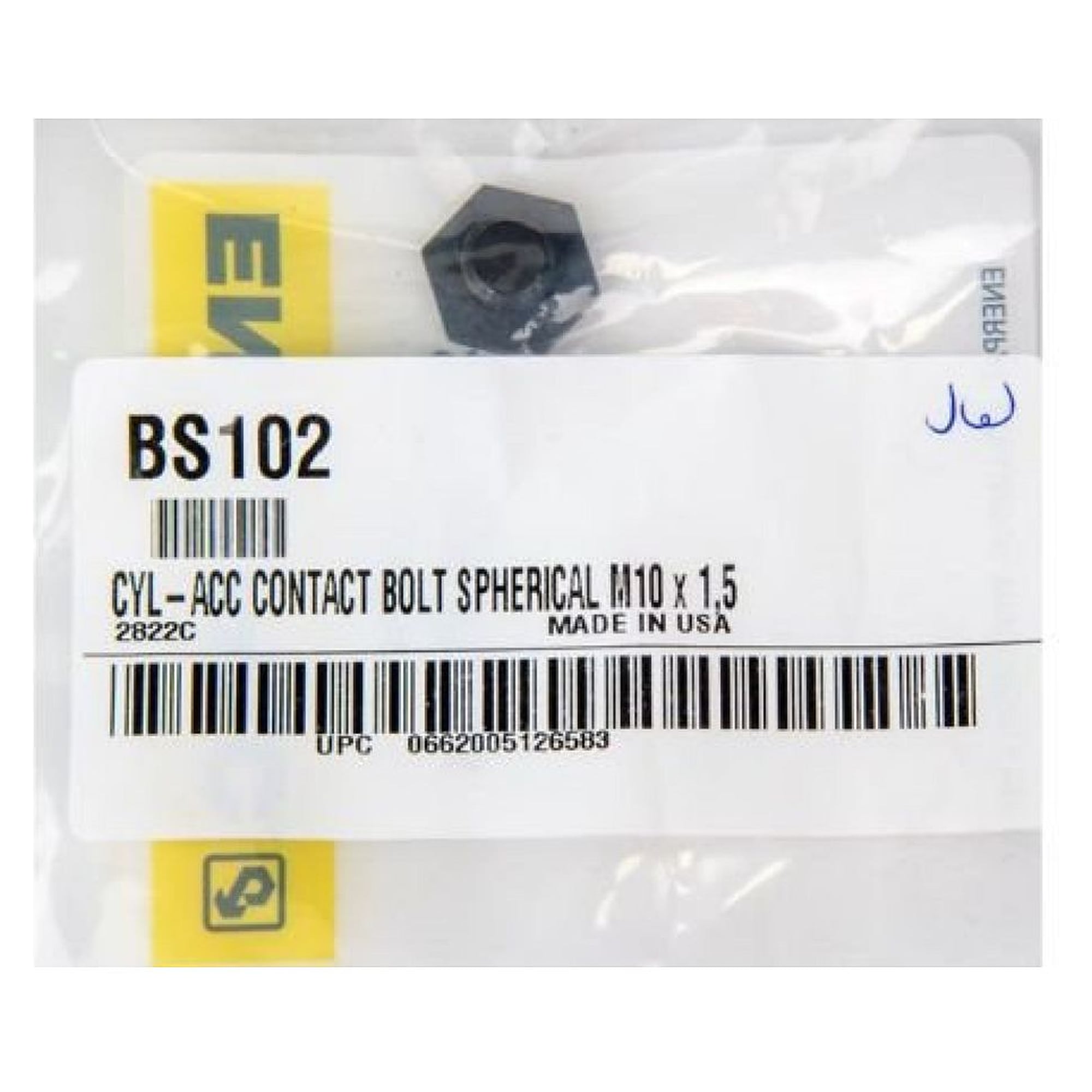 Balliges Druckstück, M1 x 1,5 Gewinde - Enerpac BS102