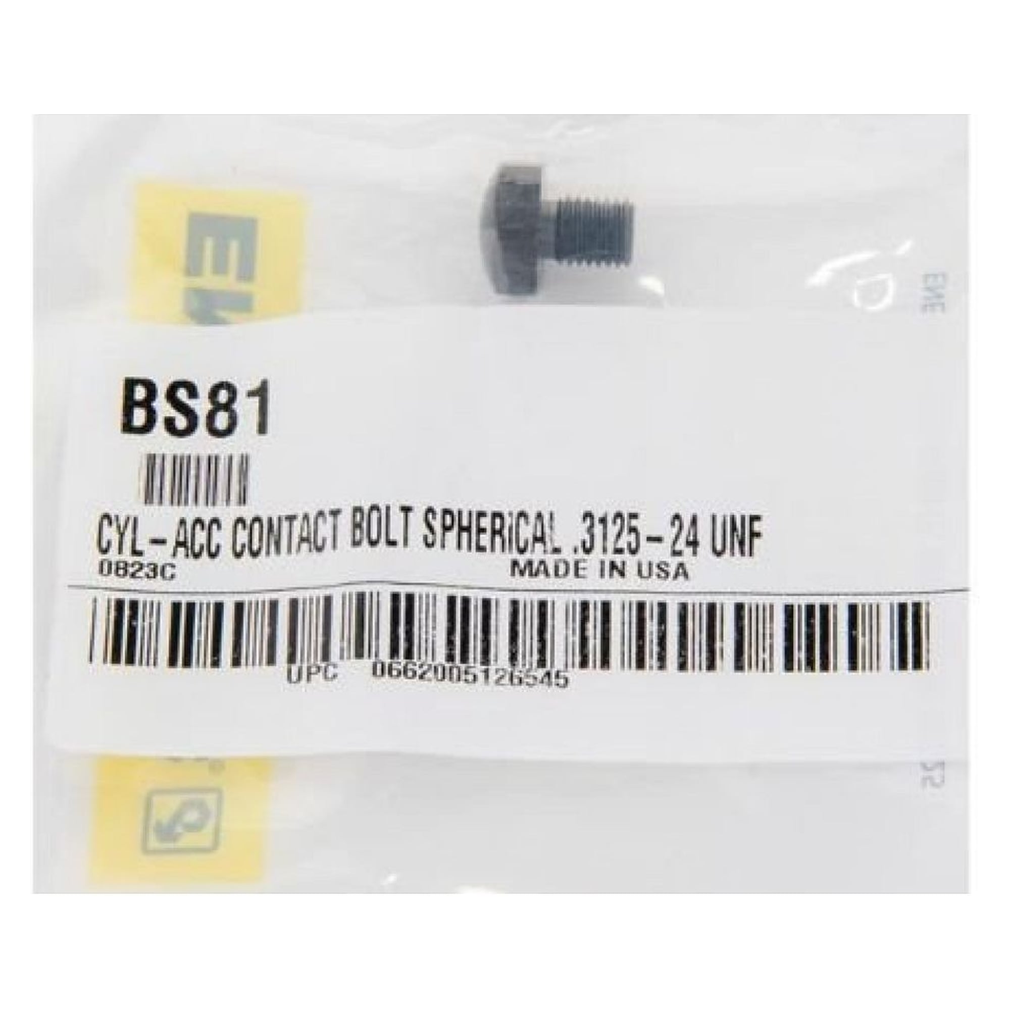 Spherical Contact Bolt, 313-24 UNF in. thread - Enerpac BS81