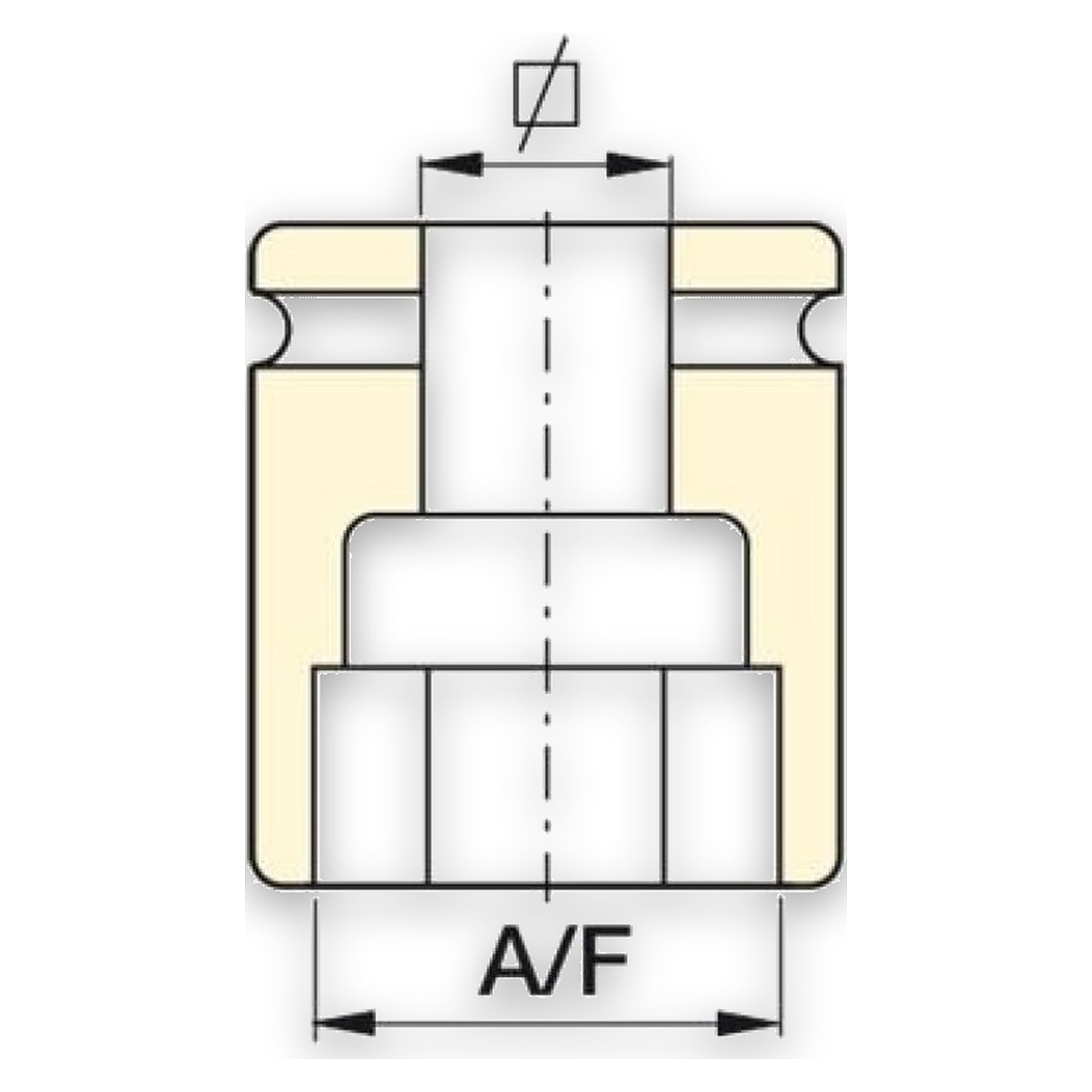 Socket, 1 5/16 in., for 3/4 in. Square Drive - Enerpac BSH75131