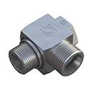 Stauff 6010000046. Baugröße: 08LL 1/8 BSP Dichtkantenring (außen) nur Verschraubungskörper Stahl, Zink/Nickel-beschichtet Stahl, zink/nickel-beschichtet