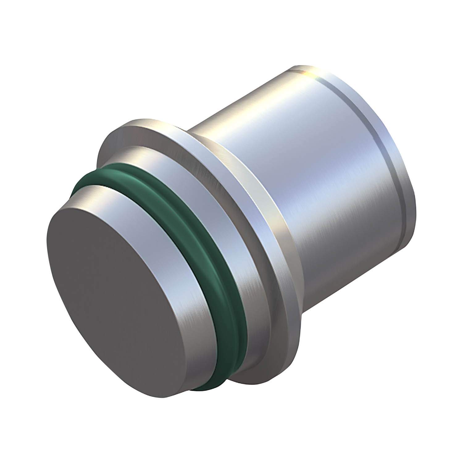 Stauff 6020000629. Verschlussstopfen mit 24°-Dichtkegel / O-Ring Baugröße:14S nur Verschlussstopfen Stahl, Zink/Nickel-beschichtet