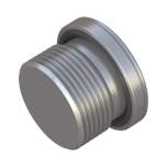 Stauff 6010001865. Verschlussschraube für Einschraublöcher 1 BSP, Profildichtring (FPM) Stahl, Zink/Nickel-beschichtet