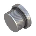 Stauff 6010001825. Blanking Screw for Ports M27x2, O-Ring Steel, Zinc/Nickel-Plated