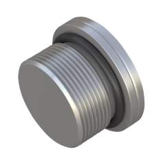 Stauff 6010001823. Blanking Screw for Ports M22x1,5, O-Ring Steel, Zinc/Nickel-Plated