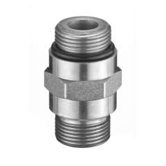 Stauff 1910020233. Threaded Adaptor for Desiccant Breather SDBL/SVDB-061 G3/8 BSP Male with Soft-Sealing G3/8 BSP Male