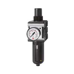 Riegler 133107. Filterregler »multifix«, mit PC-Behälter, Schutzkorb, BG 4, G 3/4