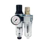 Riegler 100395. Wartungseinheit 2-tlg. »multifix-mini«, mit PC-Behälter, G 1/4