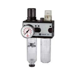 Riegler 100568.Service unit 2-part »multifix« with PC container, Size 3, G 1/2