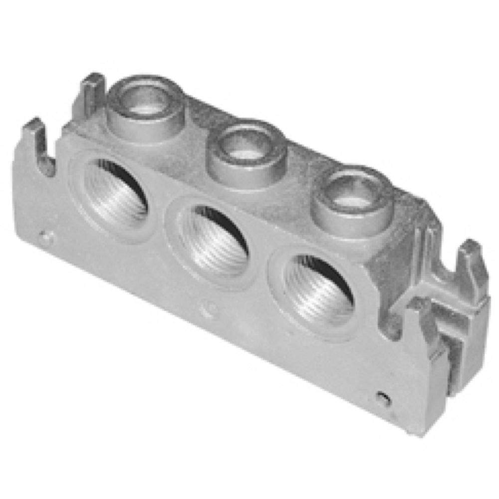 Norgren CQM/22152/3/31. Placa final conex. laterales abiertas