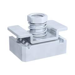 Stauff 1120000235. Befestigungsadapter, Typ CRA Schwere Baureihe Gr. 3S-5S Stahl, Zink/Nickel-beschichtet DIN 3015