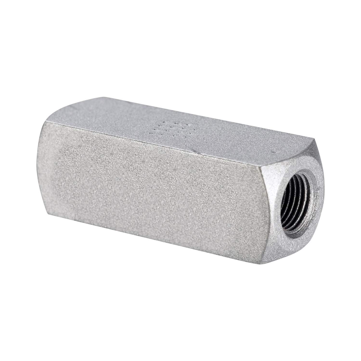 Stauff 1910000717. Check Valve Mild Steel, zinc/iron-plated Connection: 1 NPT Nominal Size: DN20 PN: 500 bar / 7250 PSI Opening Pressure: 0,5bar/7PSI