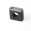Stauff 1110002302. Clamp Assemblies Standard Series Size 4 Ø10mm Polyamide W3 Rubber Insert Cover Plate, Hex Head Bolt